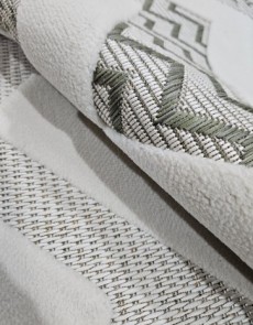 Безворсовая ковровая дорожка DOLCHE 4037B GREEN / CREAM - высокое качество по лучшей цене в Украине.